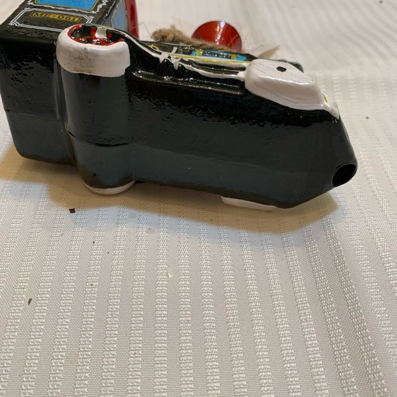 Trimsetter by Dillard's Glass Train LOCOMOTIVE Handcrafted Ornament NWT - Picture 4 of 4